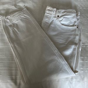 Abercrombie high rise vintage straight denim